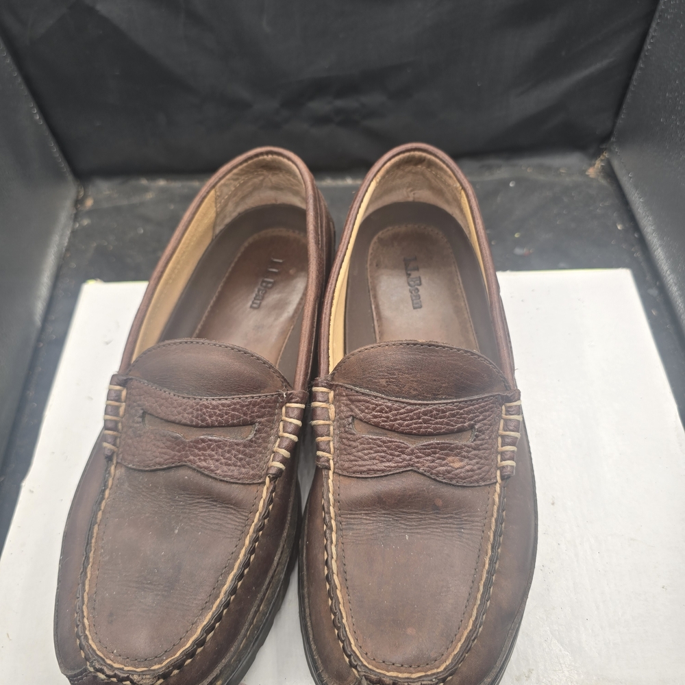 L.L. Bean Dark Brown Leather Loafers